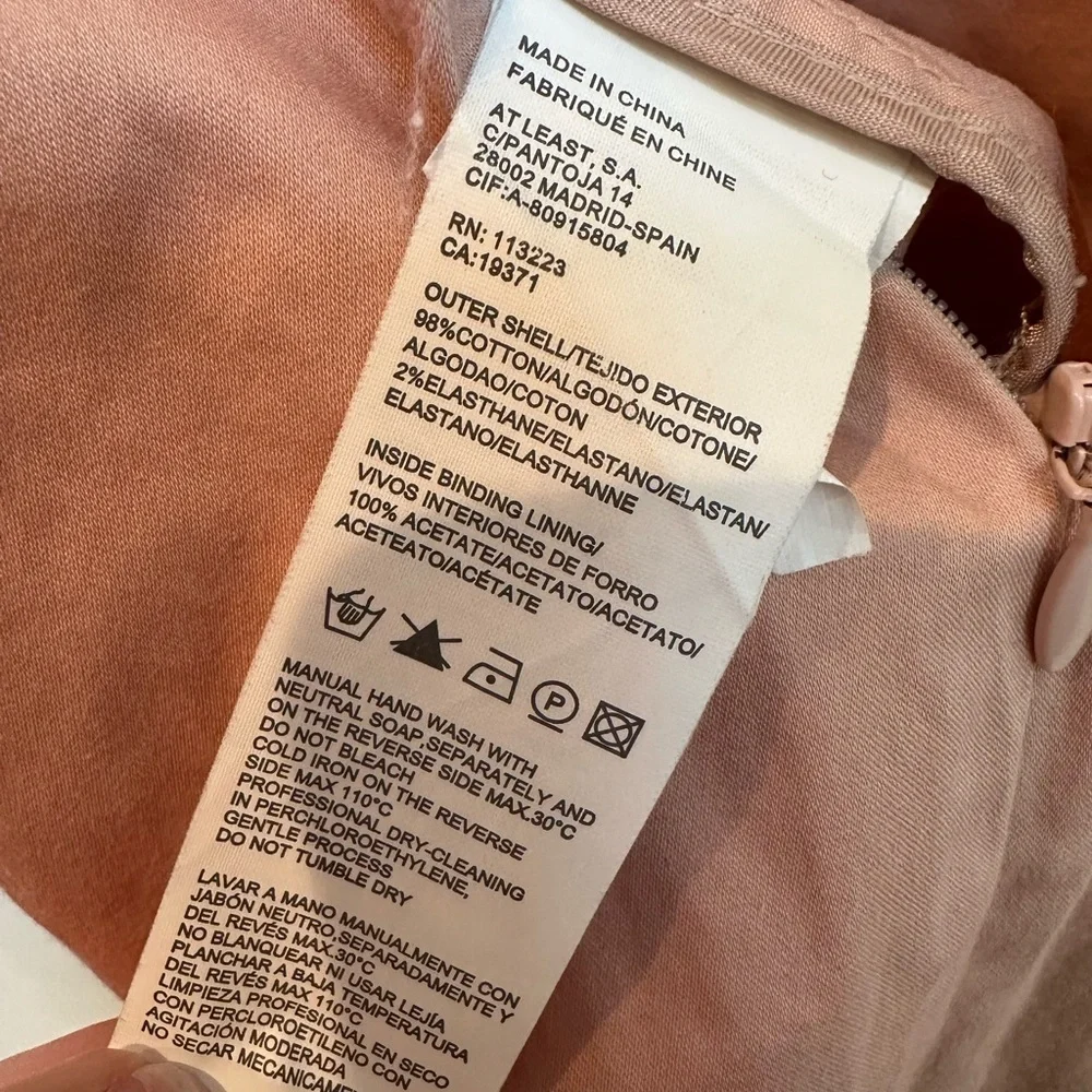Hoss Intropia Sheath Dress Nude Pink Coral Business Cocktail Party Size US 8 Med